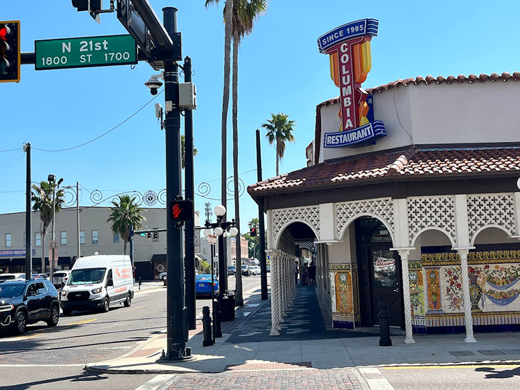 Columbia Restaurant sign