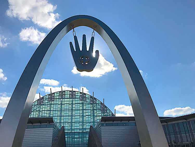 First Americans Museum arch