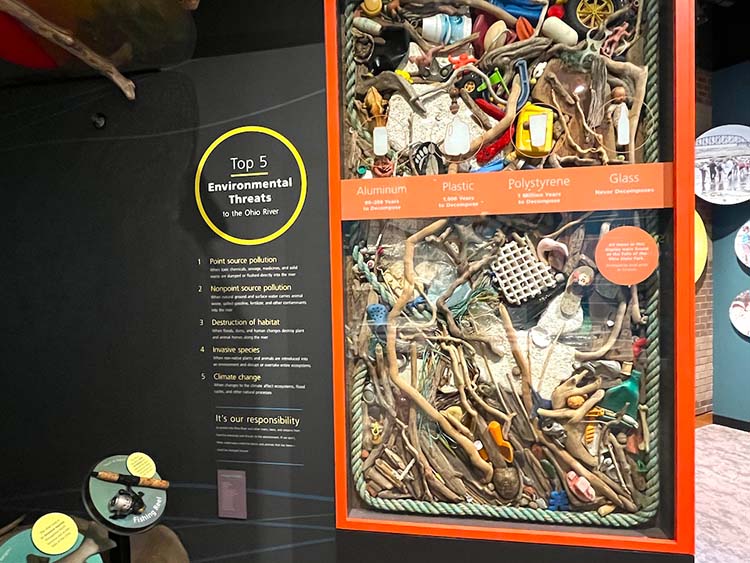 Ohio river trash